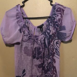 NWOT purple shirt